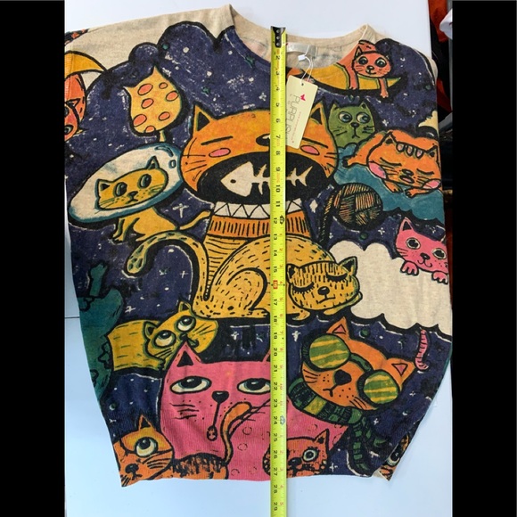 Purplish London Light Weight Top Tunic Sweater - Picture 6 of 13